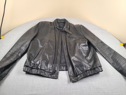 Vintage leather motorcycle - leather,