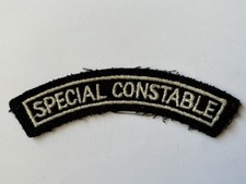 Old Obsolete Special Constable Cloth Patch Badge.