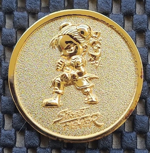 Street fighter coin medal - coin,
