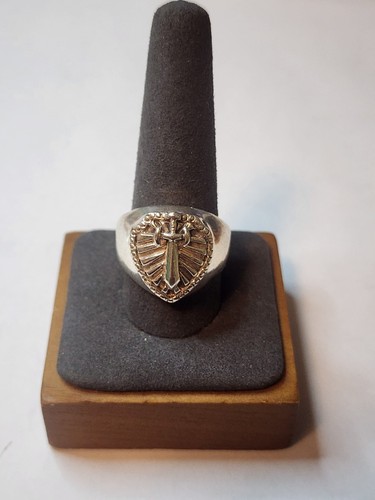 Sterling silver knight - silver, templar