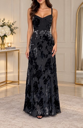 Monsoon black floral silk - floral,