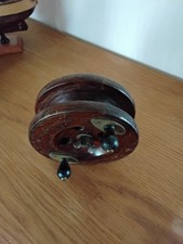Antique Wooden Fishing Reel