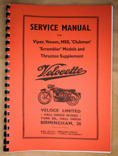 VELOCETTE 350 500 MSS VIPER