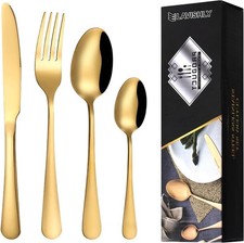 Premium Stainless Steel Cutlery Set Flatware Tableware Fork Spoon Knife Dinner
