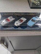 Die cast set of Porrsche cars, 