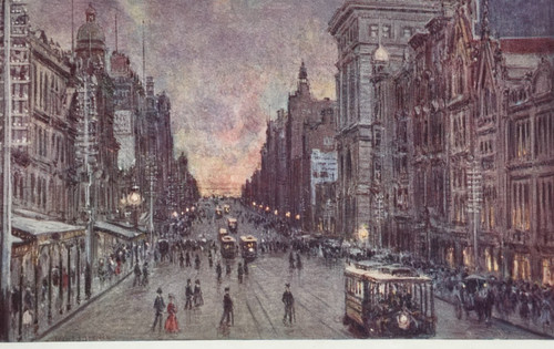 Colins street melbourne in - street, at