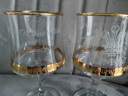 Royal wedding 1981 gold - wedding, rimmed