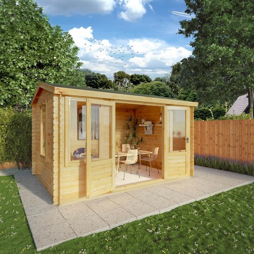 Wooden log cabin 19mm - log,