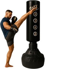 Free Standing Punch Bag for Adults - Heavy Duty MMA Kickboxing Martial Arts