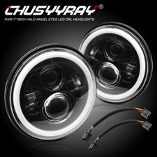 LED BLACK Headlights For Land