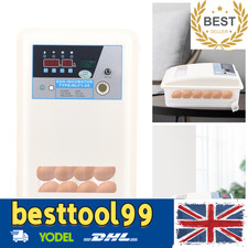 24 Eggs Incubator Temperature Control Duck Chicken Egg Automatic Turning Hatcher