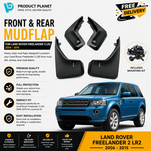 Front rear mudflap set - rear,