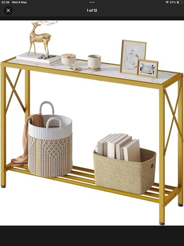 Hall table tier entry way - 2-tier,