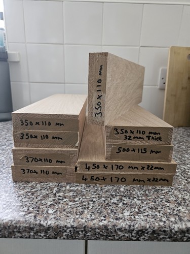 Oak craft blanks pieces - blanks,