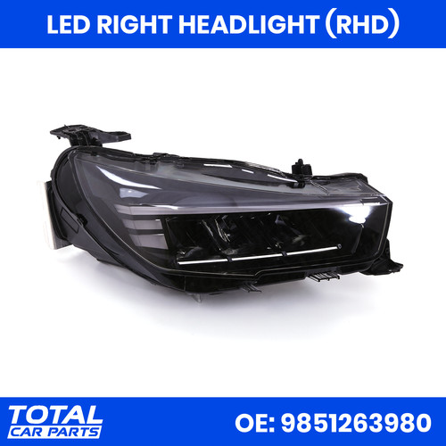 Led right headlight head lamp - head,