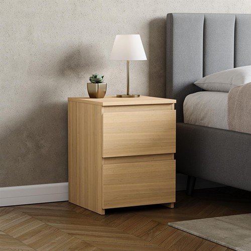 Modern pine bedside chest - modern,