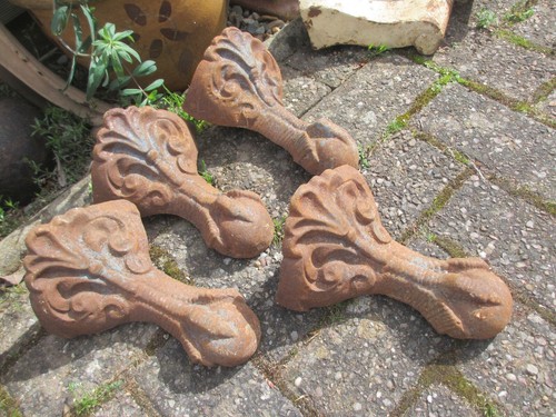 Antique iron bath - antique, legs
