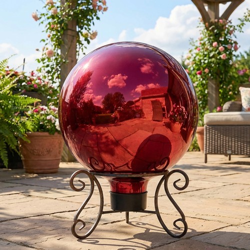 Inch handblown mirrored - 10-inch,