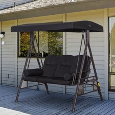 Outdoor 3 Seat Garden Swing