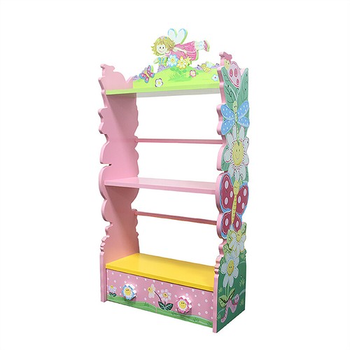 Wooden kids bookshelf children - kids,