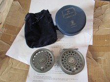 excellent hardy alnwick JLH ultralite 7 trout fly fishing reel + spool etc