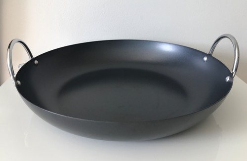Steel paella pan - paella,