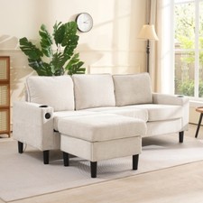 L-Shaped Corner Sofa 3 Seater