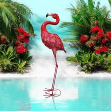 Metal Pink Flamingo 150cm