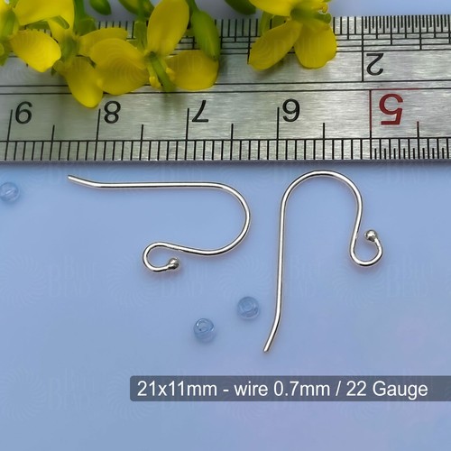 925 sterling silver earwires - silver,