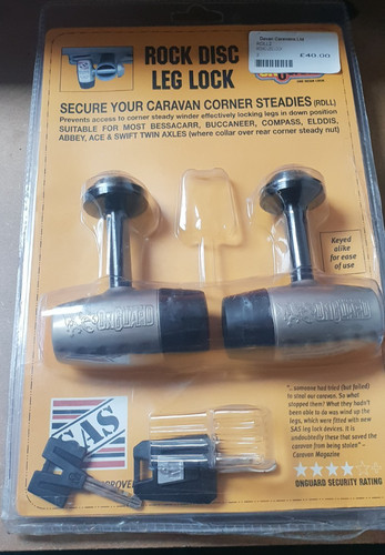 Caravan corner steady - caravan, lock