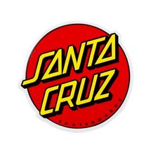 Santa Cruz classic dot sticker 1", 3" or 6" Official sticker FREE J&J'S STICKER
