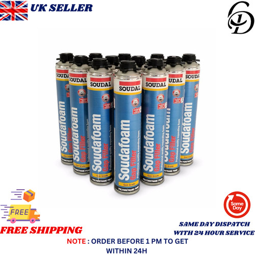 Soudal expanding foam - foam, gun
