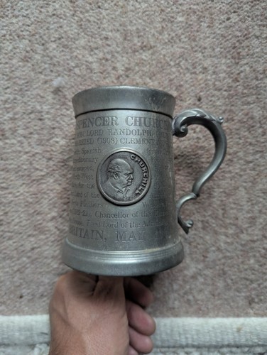 Pewter tankard pint - pewter, 1