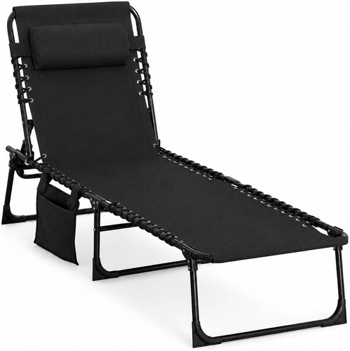 Folding sun bed lounger - folding,
