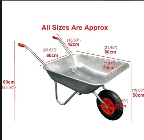 Heavy duty wheelbarrow 65l - heavy,
