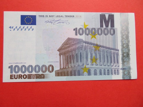 New 000 - e1,000,000, euros