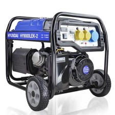 Hyundai 7kW / 8.75kVA* Petrol Open Frame Site Generator with Electric Start