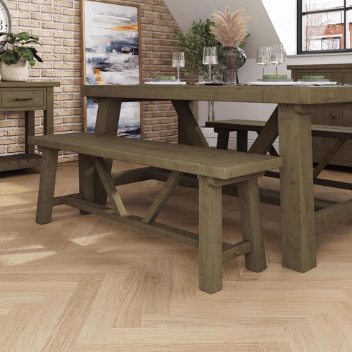 140cm dining bench chunky top - 140cm,