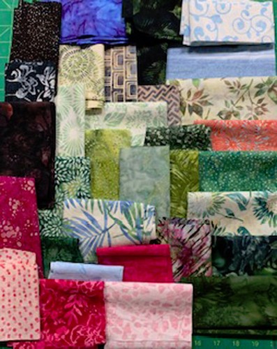 Hoffman batik scrap bag - hoffman, (
