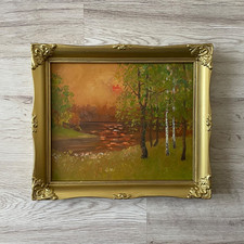 Antique oil paintings original framed