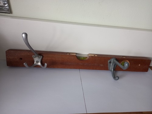 Rustic wooden clothes - clothes, rack