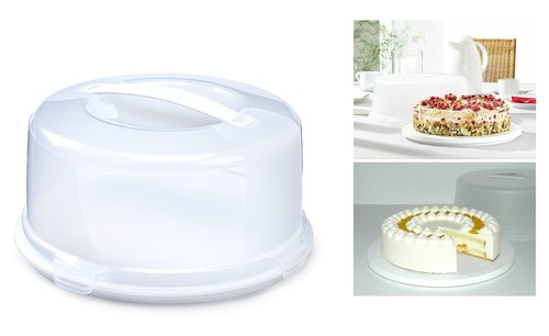Plastic cake box tub with - plastic,