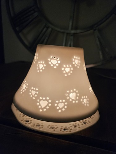 Yankee candle white ceramic - white,