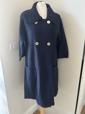 Joules Lincoln Woollen Knit Cardi Coat Size Uk 10