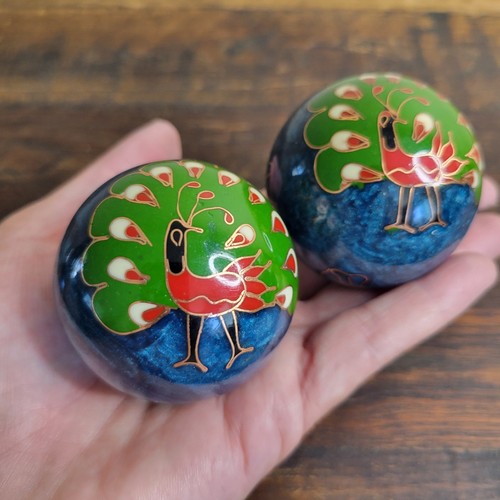 Peacock baoding balls chiming - peacock,