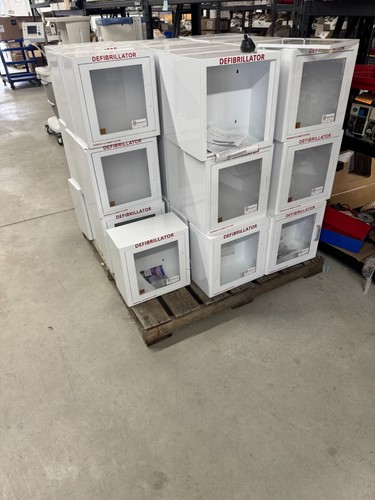 Aed cabinet scratch and dent - aed,