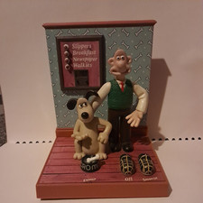 WALLACE AND GROMIT TALKING ALARM CLOCK 1995 Wesco/BBC