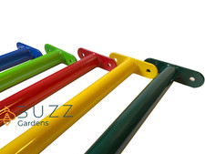 PULL UP GYMNASTICS Powder Coated Metal Monkey Bars Ladder Rungs 900 mm 1250 mm