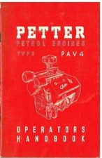 PETTER PAV4 PETROL ENGINE ORIG