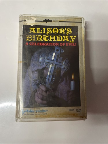 Alison birthday vhs - vhs, ex